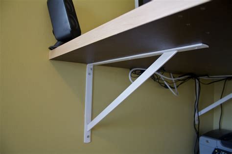 wall mounted desk brackets